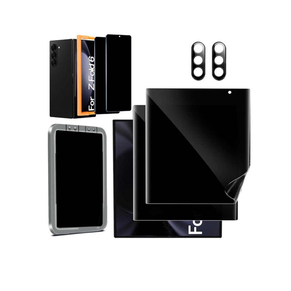 Ferilinso 2 Pack Privacy Screen Protector‎ for Samsung Galaxy Z Fold 6 with Lens